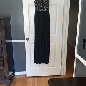 Black Lace Sleeveless Dress